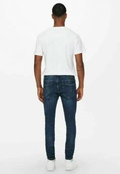 Only & Sons Herren Jeans Skinny Fit - Blau | Moderne Passform | Hochwertige Baumwolle -Only & Sons Geschäft 210e6396db2a4f40b40628686c4c13da