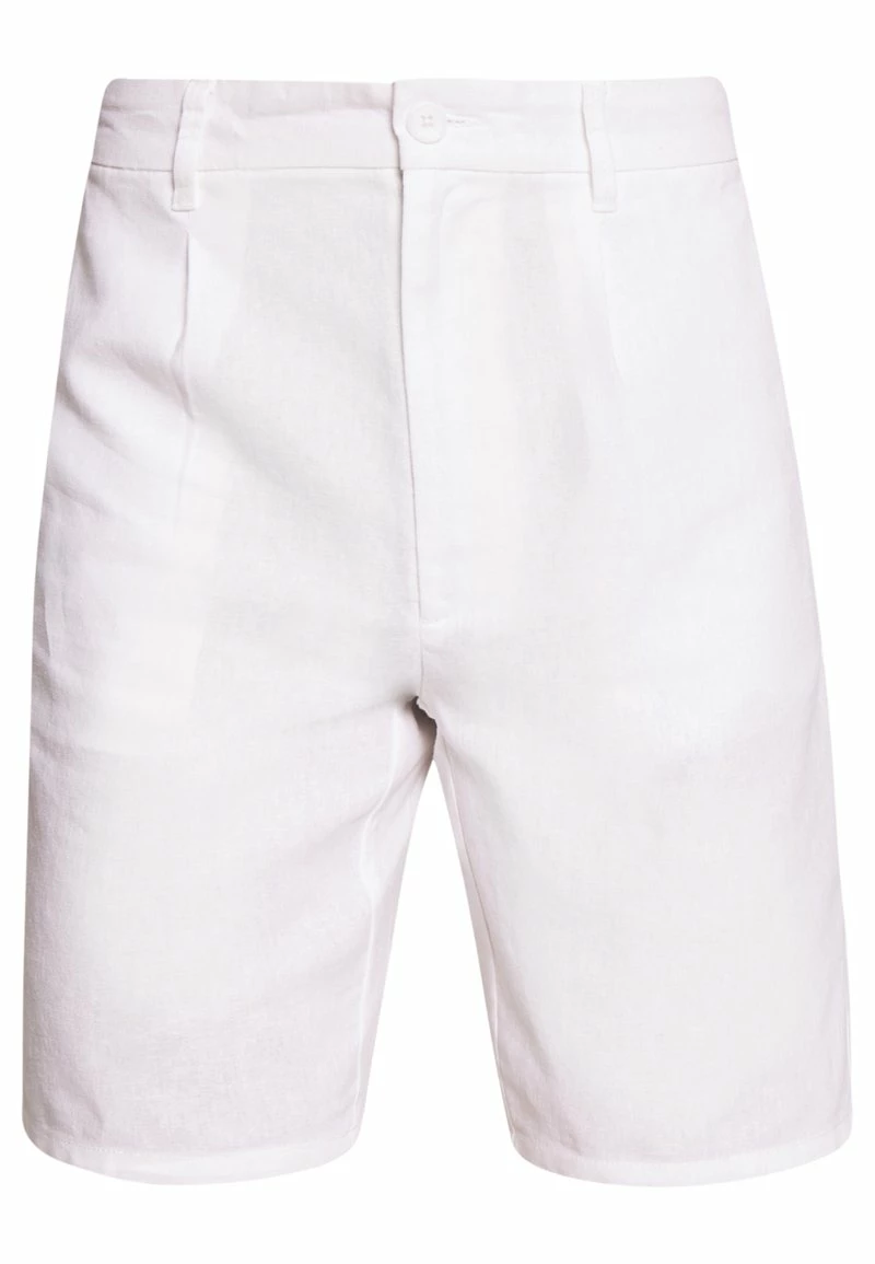 Only & Sons Herren ONSLOU Leinen-Mix Shorts GW 3000 - Helle Kurzarmhose in Weiß 5 Only & Sons Herren ONSLOU Leinen-Mix Shorts GW 3000 - Helle Kurzarmhose in Weiß – Bild 5