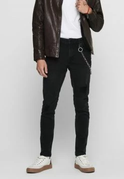 Only & Sons Slim Fit Jeans - Schwarz | Hochwertige Denim-Hosen für Herren