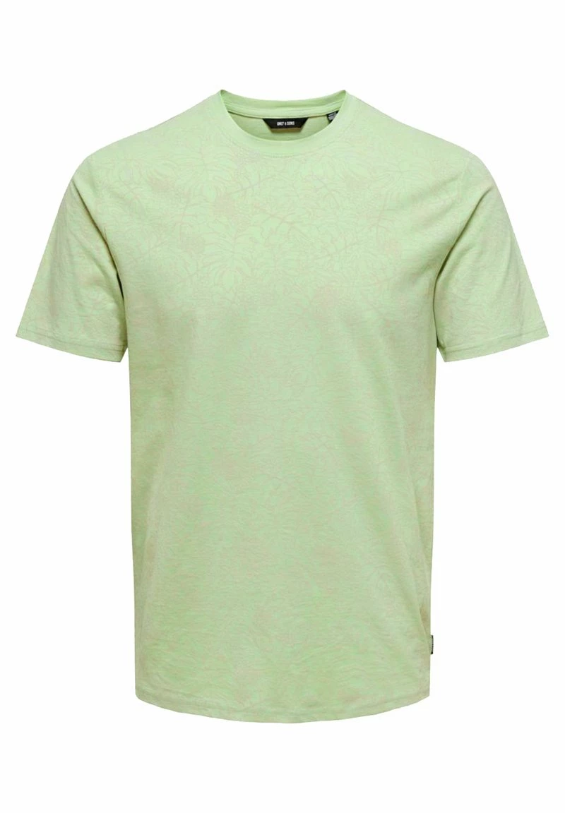 Only & Sons Herren T-Shirt Print - Celadon Green | Modisches Basic-T-Shirt für Männer 1 Only & Sons Herren T-Shirt Print - Celadon Green | Modisches Basic-T-Shirt für Männer