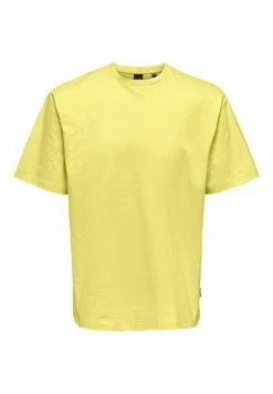 Only & Sons Herren ONSFRED NOOS - T-Shirt Basic - Custard | Hochwertiges Basic-Shirt für jeden Tag