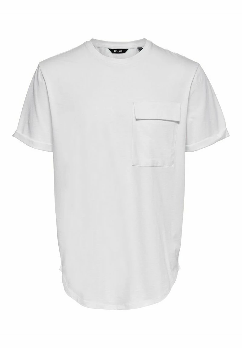 Only & Sons Herren T-Shirt Basic - Weiß | Hochwertiges Baumwoll-Shirt für Herren 1 Only & Sons Herren T-Shirt Basic - Weiß | Hochwertiges Baumwoll-Shirt für Herren