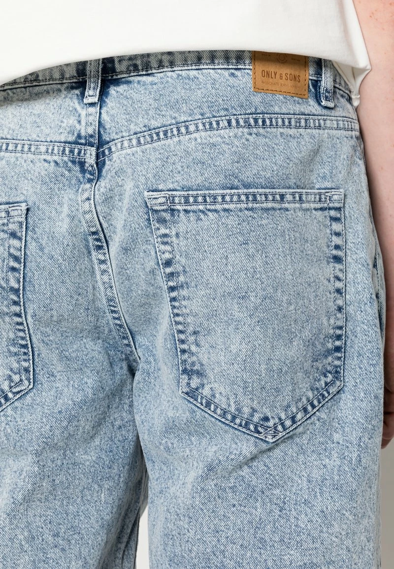 Only & Sons Herren ONSAVI - Jeans Shorts - Blue Denim | Moderne Denim-Shorts für Herren 5 Only & Sons Herren ONSAVI - Jeans Shorts - Blue Denim | Moderne Denim-Shorts für Herren – Bild 5