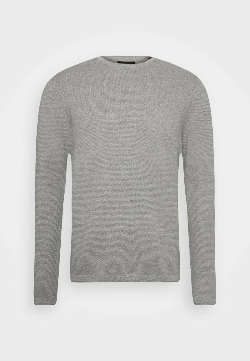 Only & Sons Herren ONSPANTER LIFE CREW - Strickpullover - Medium Grey Melange | Hochwertiger Herrenpullover 5 Only & Sons Herren ONSPANTER LIFE CREW - Strickpullover - Medium Grey Melange | Hochwertiger Herrenpullover – Bild 5