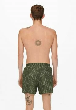 Only & Sons Badeshorts Olive Night - Moderne Herren Badehose -Only & Sons Geschäft 26b5e4f171214899a99683fd48f04f0f