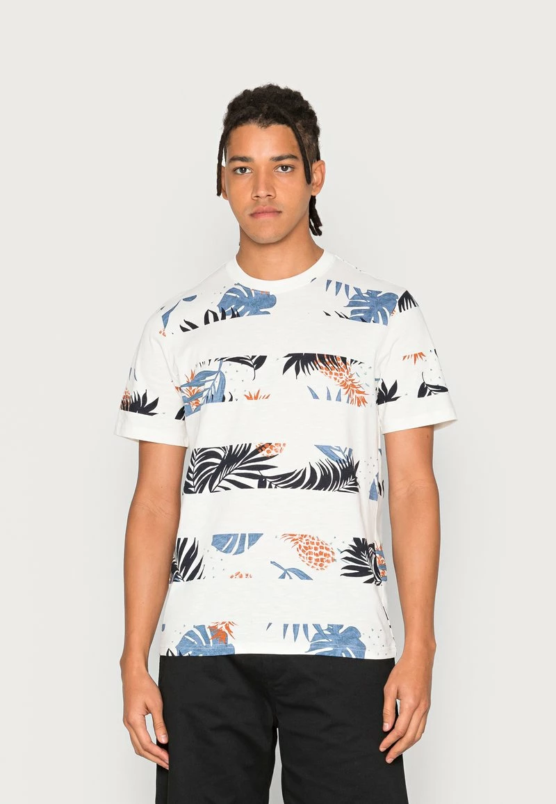 Only & Sons Herren ONSMELODI T-Shirt mit Print - Star White 1 Only & Sons Herren ONSMELODI T-Shirt mit Print - Star White