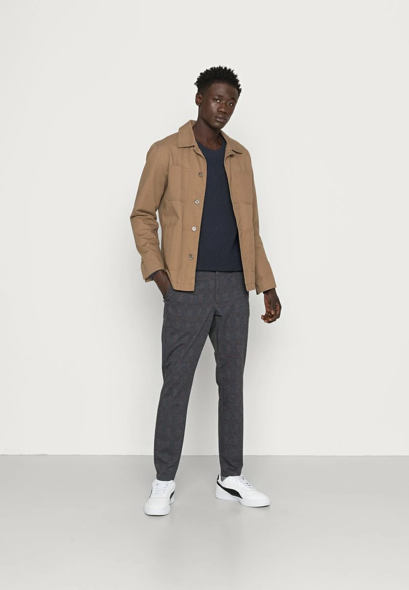 Only & Sons Herren ONSMARK NEW CHECK PANT - Chino in Dunkelblau 2 Only & Sons Herren ONSMARK NEW CHECK PANT - Chino in Dunkelblau – Bild 2