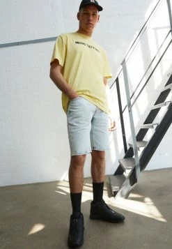 Only & Sons ONSAVI BLEACH - Jeans Shorts - Blue Denim | Herren