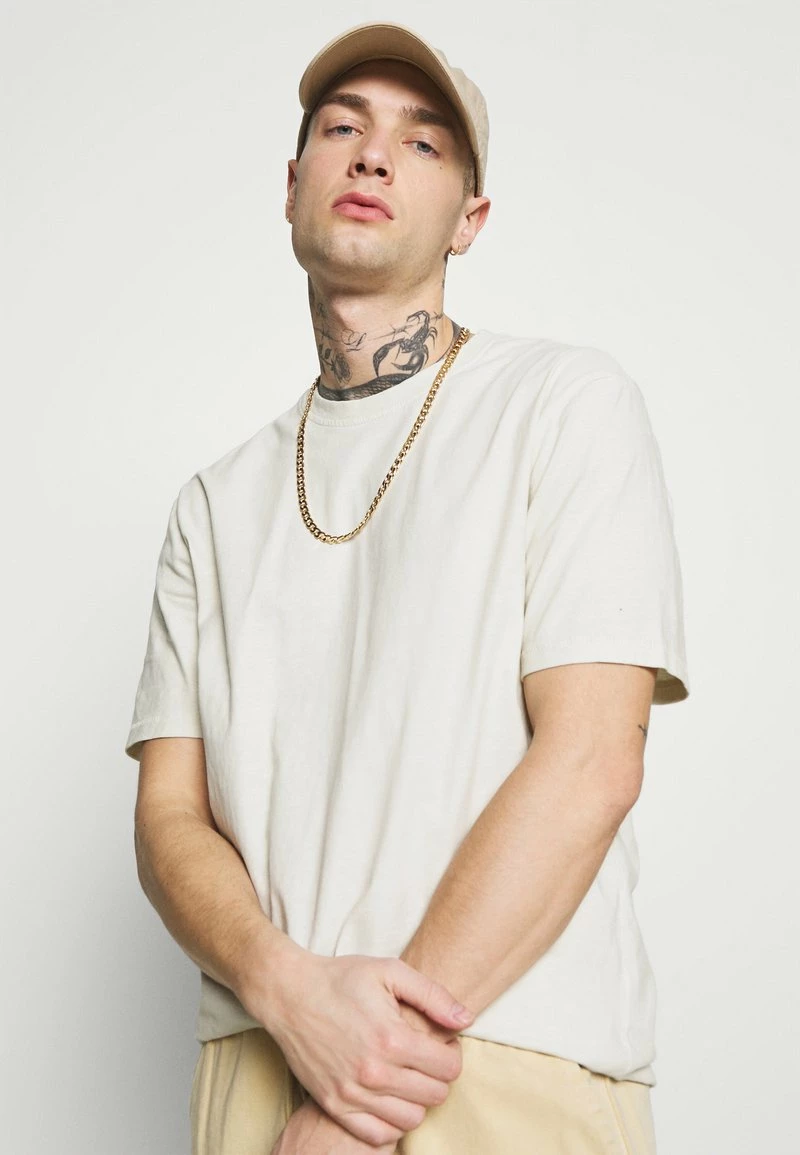 Only & Sons Herren ONSMILLENIUM LIFE WASHED - T-Shirt Basic - Hellweiß 4 Only & Sons Herren ONSMILLENIUM LIFE WASHED - T-Shirt Basic - Hellweiß – Bild 4