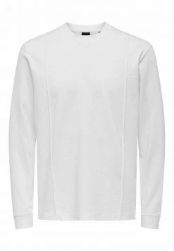 Only & Sons Herren Langarmshirt - Bright White | Premium Baumwolle | Modisches Basic Shirt 12 Only & Sons Herren Langarmshirt - Bright White | Premium Baumwolle | Modisches Basic Shirt -Only & Sons Geschäft 2b792350597048daa0256594917cc779
