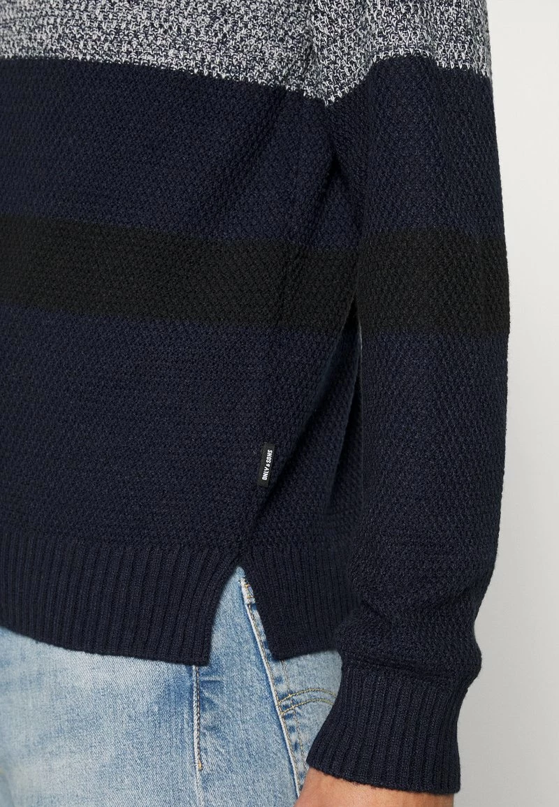 Only & Sons Herren ONSHARM STRIPE BLOCK CREW - Strickpullover - Dark Navy 6 Only & Sons Herren ONSHARM STRIPE BLOCK CREW - Strickpullover - Dark Navy – Bild 6