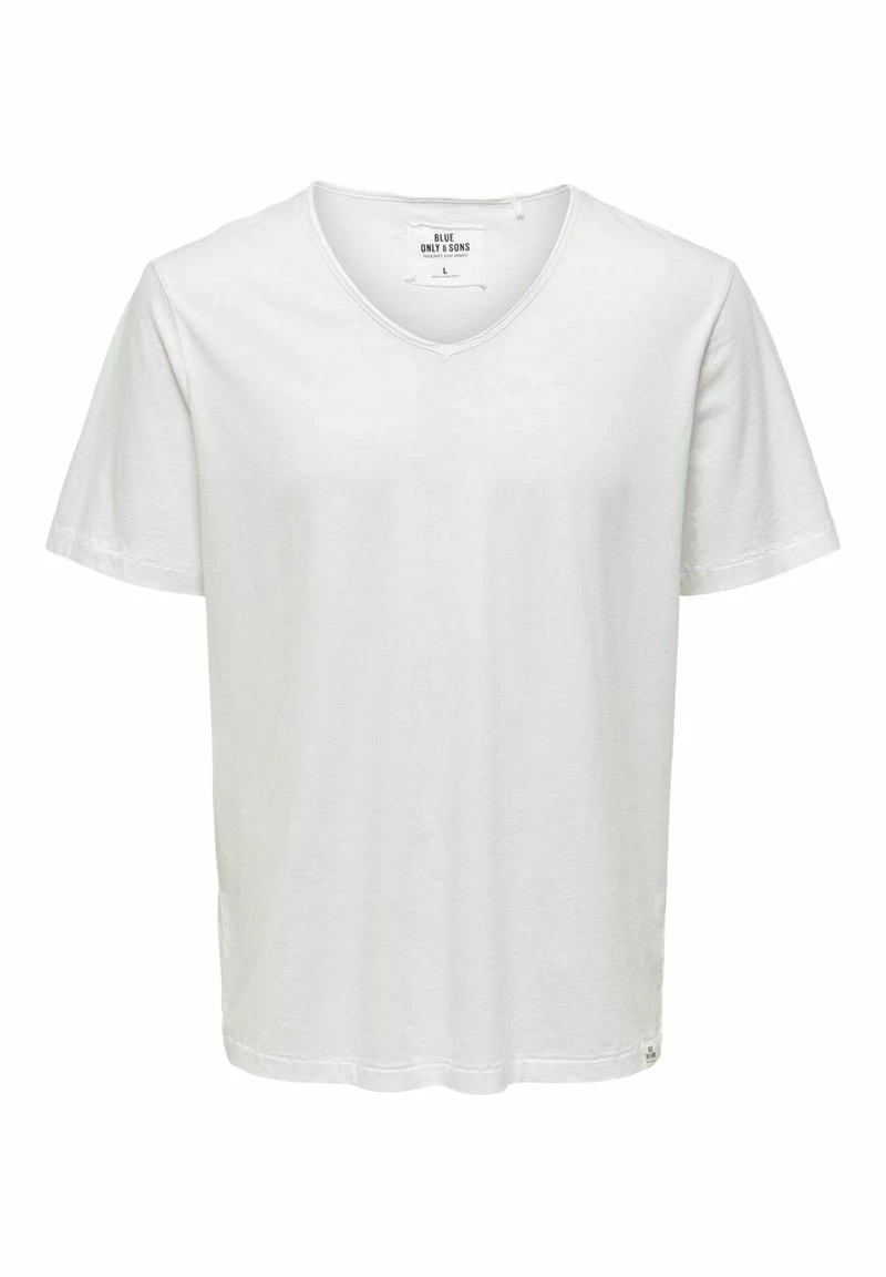 Only & Sons Herren T-Shirt Basic - Bright White - Hochwertiges Baumwollshirt für Herren 1 Only & Sons Herren T-Shirt Basic - Bright White - Hochwertiges Baumwollshirt für Herren