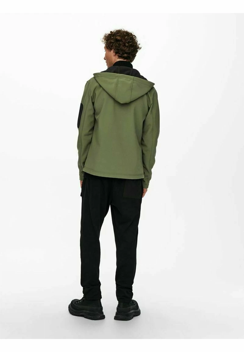 Only & Sons Sweatjacke - Olive Night | Herren | Sweatshirts & Hoodies 4 Only & Sons Sweatjacke - Olive Night | Herren | Sweatshirts & Hoodies – Bild 4