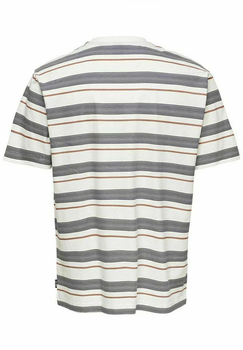 Only & Sons Herren RELAXED FIT T-Shirt Print - Star White | Bequem & Stilvoll 6 Only & Sons Herren RELAXED FIT T-Shirt Print - Star White | Bequem & Stilvoll – Bild 6