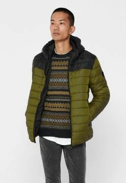 Only & Sons Herren ONSSTEVEN Übergangsjacke - Fir Green - Leichte Jacke für Herren