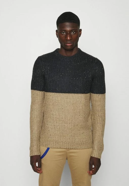 Only & Sons ONSNAZLO NAP BLOCK CREW NECK - Strickpullover - Chinchilla | Unisex 1 Only & Sons ONSNAZLO NAP BLOCK CREW NECK - Strickpullover - Chinchilla | Unisex -Only & Sons Geschäft 2ee7021dc94f4054bfbc037863271d2a