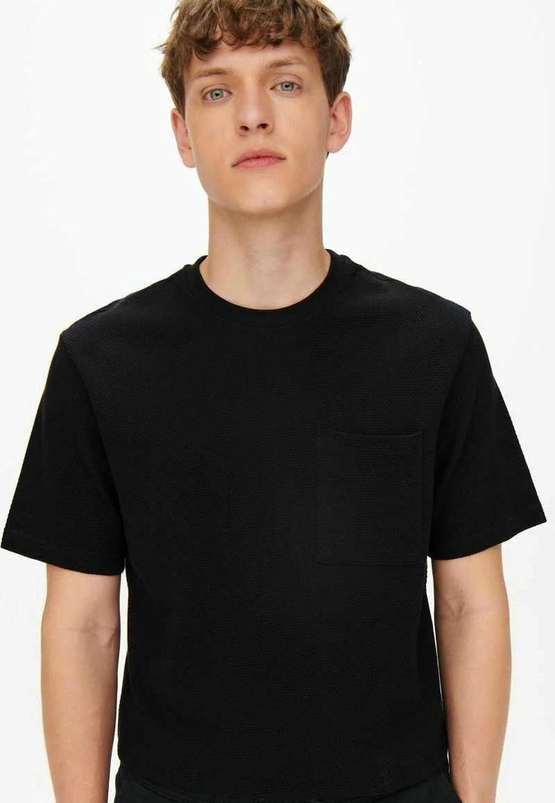 Only & Sons Herren T-Shirt Print - Schwarz | Modisches Baumwoll-Shirt für jeden Tag 4 Only & Sons Herren T-Shirt Print - Schwarz | Modisches Baumwoll-Shirt für jeden Tag – Bild 4