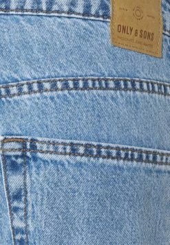 Only & Sons Herren ONSEDGE LOOSE WASHED - Relaxed Fit Jeans in Blauem Denim -Only & Sons Geschäft 2f718180abd24deeaed9fb84e77f1112