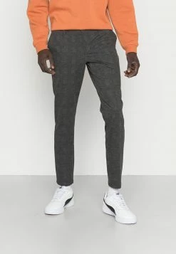 Only & Sons Herren ONSMARK NEW CHECK PANT - Chino in Schwarz | Stilvolle Herrenhose für jeden Anlass