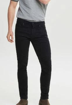 Only & Sons Herren LOOM - Slim Fit Jeans in Schwarz | Premium Denim