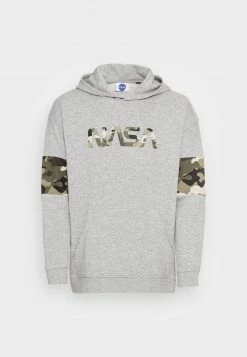 Only & Sons Unisex ONSNASA Hoodie - Sweatshirt Light Grey Melange | Moderne Streetwear -Only & Sons Geschäft 302d6596e77b47f980895757db0d1649