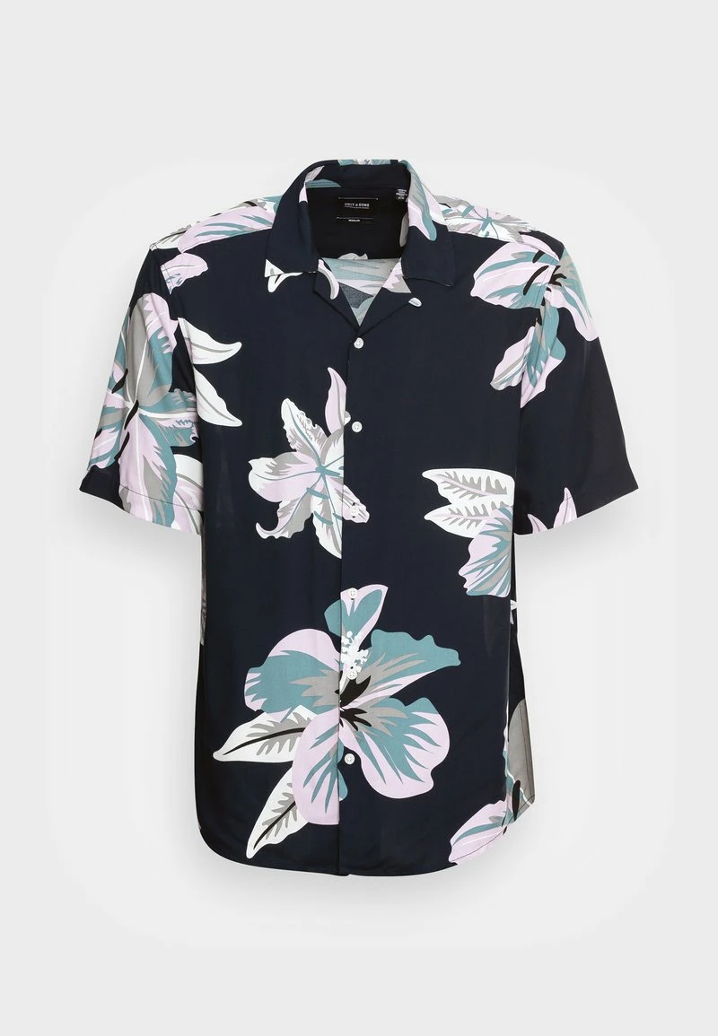 Only & Sons Herren ONSDAN LIFE Hemd - Dunkelblau | Freizeithemd für Herren | Modernes Design 4 Only & Sons Herren ONSDAN LIFE Hemd - Dunkelblau | Freizeithemd für Herren | Modernes Design – Bild 4