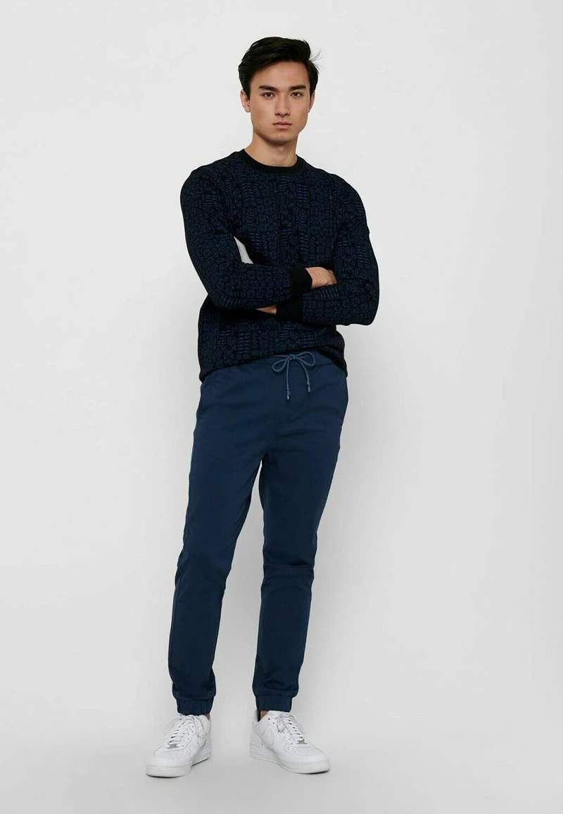 Only & Sons Herren Jogginghose Dunkelblau – Bequeme Freizeithose für Herren 2 Only & Sons Herren Jogginghose Dunkelblau – Bequeme Freizeithose für Herren – Bild 2