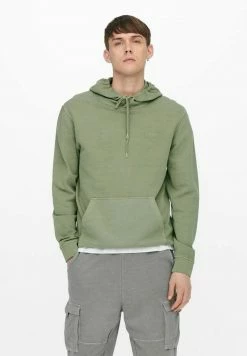Only & Sons Herren Kapuzenpullover - Oil Green | Bequemer Hoodie für Herren -Only & Sons Geschäft 325020ed01d643a08c549bf0176a57b1