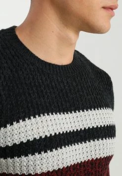 Only & Sons Herren ONSLAZLO STRIPED CREW NECK Strickpullover Cabernet - Style meets Komfort -Only & Sons Geschäft 32d9db7786ed423c9d8190459acb5dce