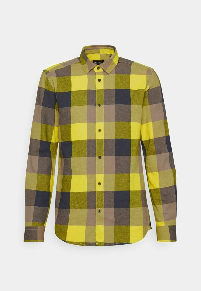 Only & Sons Herren ONSGUDMUND UNBRUSHED - Hemd - Limeade 1 Only & Sons Herren ONSGUDMUND UNBRUSHED - Hemd - Limeade