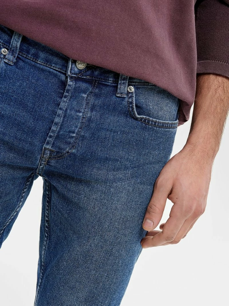Only & Sons Jeans Slim Fit - Blaue Denim-Hose für Herren | Moderne Passform | Hochwertiges Material 4 Only & Sons Jeans Slim Fit - Blaue Denim-Hose für Herren | Moderne Passform | Hochwertiges Material – Bild 4