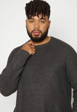 Only & Sons Herren ONSKELVIN CREW NECK Strickpullover - Dunkelgrau Melange -Only & Sons Geschäft 34ef95438fb6425f93823a4fb828a308