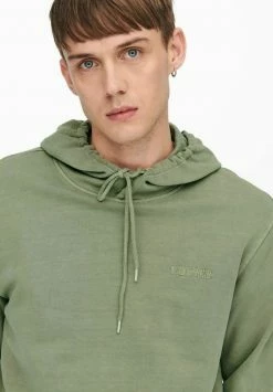 Only & Sons Herren Kapuzenpullover - Oil Green | Bequemer Hoodie für Herren -Only & Sons Geschäft 34f4eb35b4c6419f8e395aae5a3f2dd1