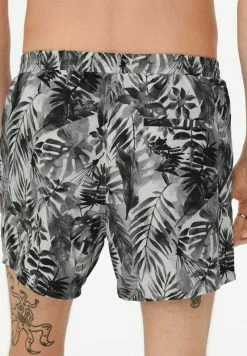 Only & Sons Herren GEMUSTERTE Badeshorts - Black - Moderne Bademode für Herren 7 Only & Sons Herren GEMUSTERTE Badeshorts - Black - Moderne Bademode für Herren -Only & Sons Geschäft 36cfe68bf5e94c4a8e4816a34e889356