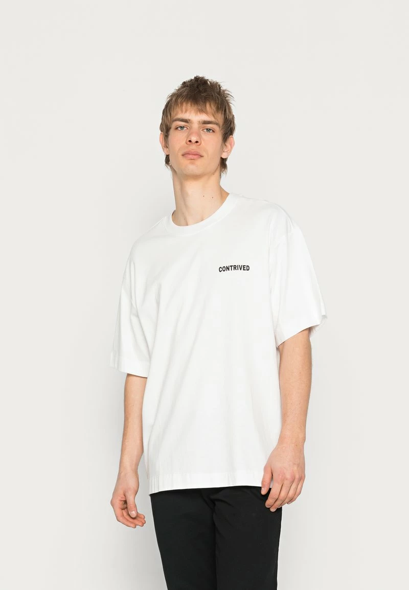 Only & Sons Herren ONSILLIAN PRINT TEE - Modernes Design T-Shirt in Weiß 3 Only & Sons Herren ONSILLIAN PRINT TEE - Modernes Design T-Shirt in Weiß – Bild 3