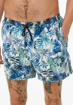 Only & Sons Herren GEMUSTERTE Badeshorts Dress Blues - Stylische Badehosen für Herren