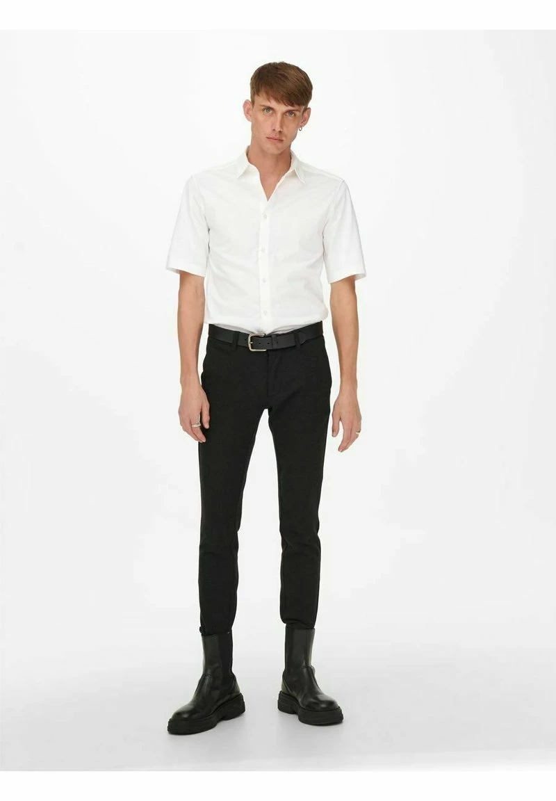 Only & Sons Herren Hemd - Bright White | Freizeithemden für stilbewusste Männer 2 Only & Sons Herren Hemd - Bright White | Freizeithemden für stilbewusste Männer – Bild 2