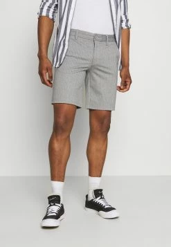 Only & Sons ONSMARK STRIPE - Chino Shorts - Light Grey Melange für Herren