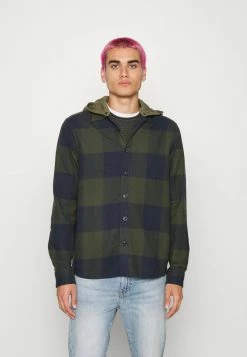 Only & Sons Herren ONSLAIN LIFE CHECK HOODIE - Leichte Jacke in Peat