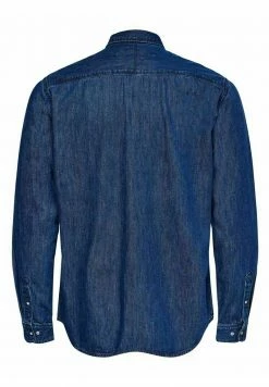 Only & Sons Herren ONSMATTER LIFE Hemd - Blue Denim | Freizeithemd | Bequem & Stilvoll -Only & Sons Geschäft 395cf06c903149e096890f12d47a1021