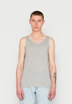 Only & Sons Herren ONSGIL SUMMER TANK - Leichtgrau Melange - Atmungsaktives Tank Top
