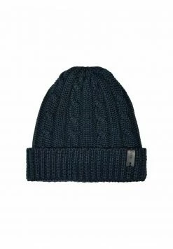 Only & Sons Herren Mütze Strukturierte - Dark Navy, stilvolle Herrenmütze für Herbst & Winter