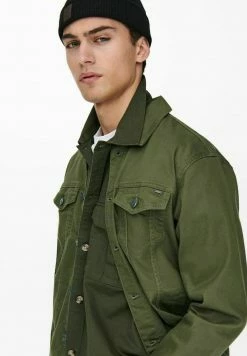 Only & Sons Jeansjacke - Olive Night | Herrenjacke | Casuallook | Moderne Mode -Only & Sons Geschäft 3a595a3bafc4475985cb573b8efb5943