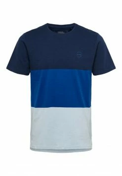 Only & Sons Herren T-Shirt Print - Dress Blues | Modisches Basic-Shirt | Baumwolle -Only & Sons Geschäft 3a5b6ea07cbc424e9d30ee56927364ed
