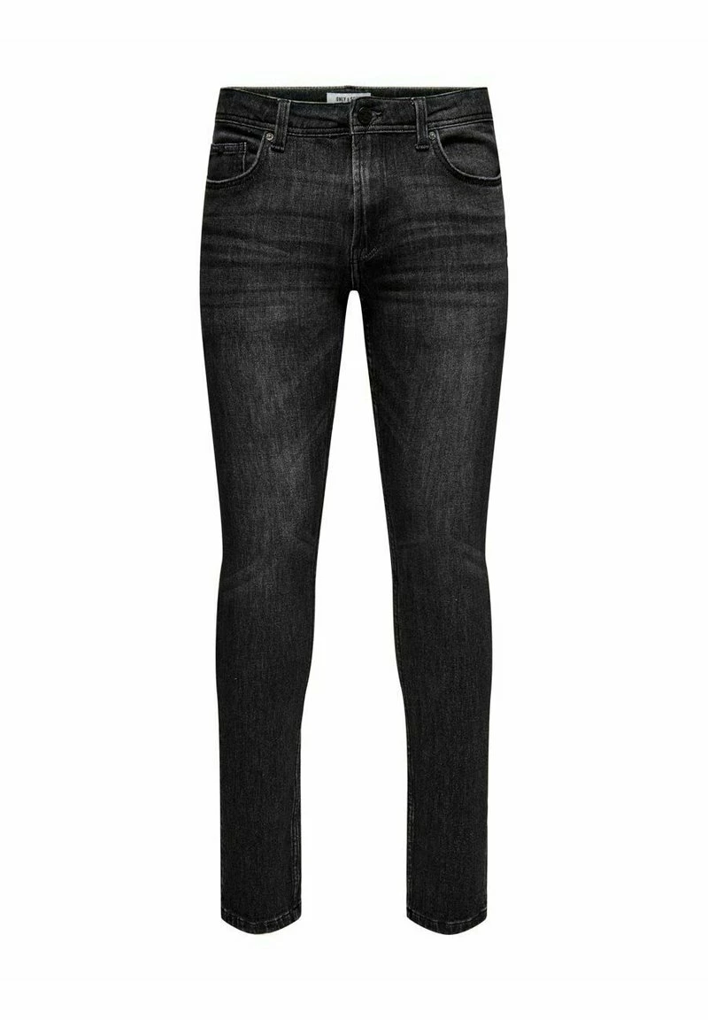 Only & Sons ONSDRAPER LIFE - Slim Fit Jeans in Schwarz für Herren | Moderne Schwarze Denim-Hose 3 Only & Sons ONSDRAPER LIFE - Slim Fit Jeans in Schwarz für Herren | Moderne Schwarze Denim-Hose – Bild 3