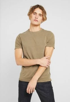 Only & Sons Herren ONSALBERT WASHED O-NECK T-Shirt Basic - Kangaroo Premium Baumwolle