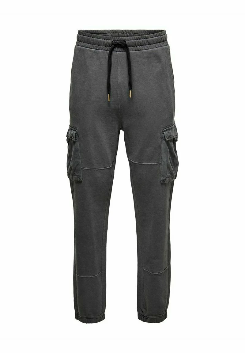 Only & Sons Herren Cargohose - Schwarz | Bequem & Stilvoll | Mode für Männer 3 Only & Sons Herren Cargohose - Schwarz | Bequem & Stilvoll | Mode für Männer – Bild 3