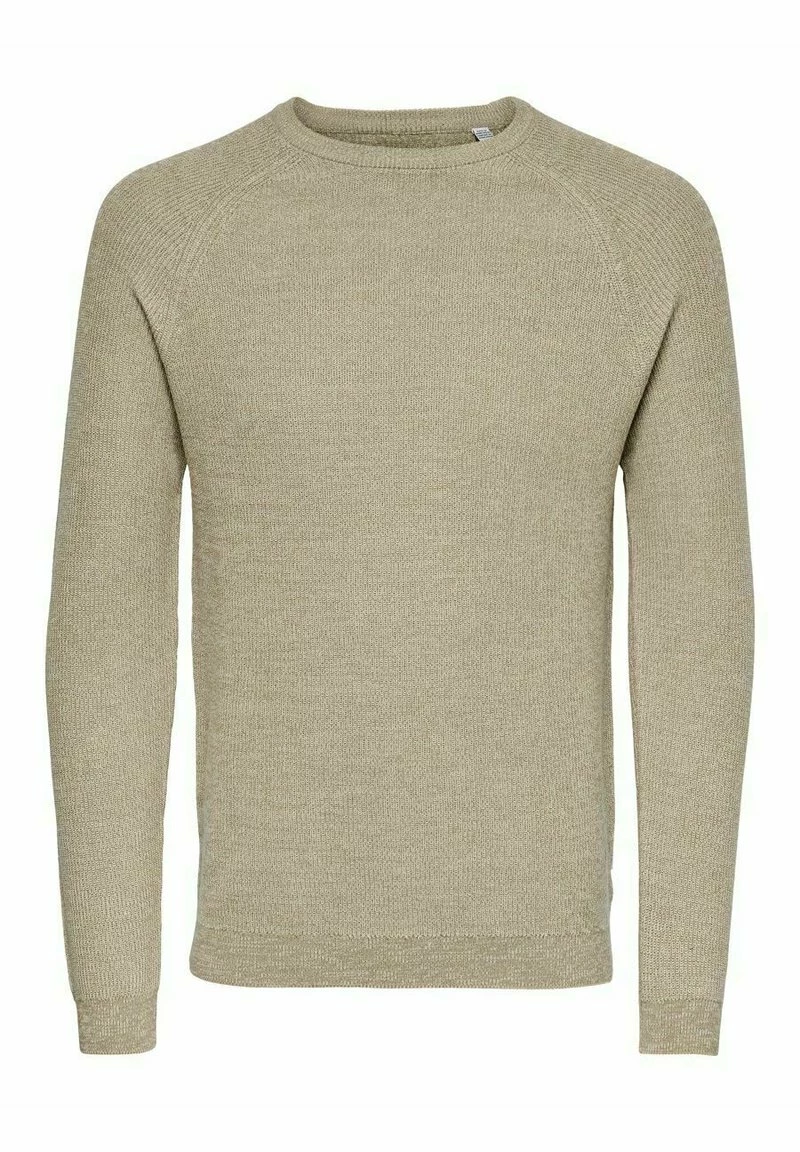Only & Sons Herren Strickpullover - Hellbraun | Hochwertige Strickwaren 1 Only & Sons Herren Strickpullover - Hellbraun | Hochwertige Strickwaren