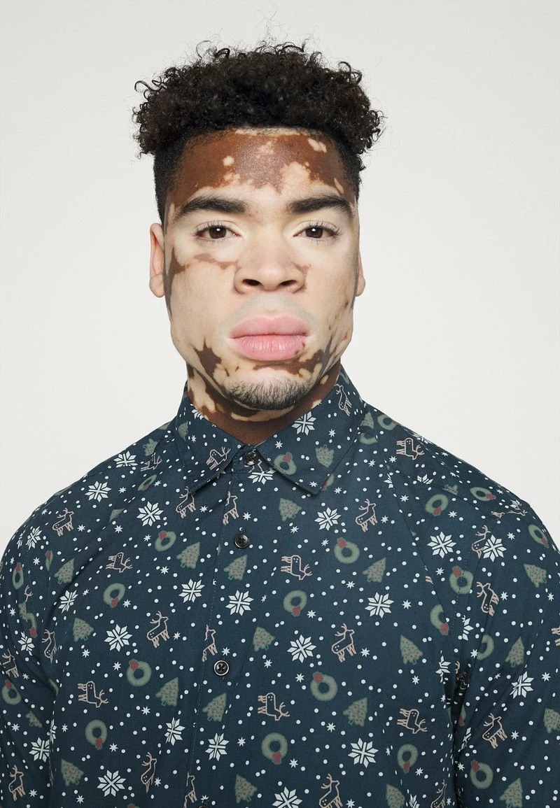 Only & Sons Herren ONSXMAS MADO Freizeithemd - Dress Blues - Elegant & Bequem 4 Only & Sons Herren ONSXMAS MADO Freizeithemd - Dress Blues - Elegant & Bequem – Bild 4