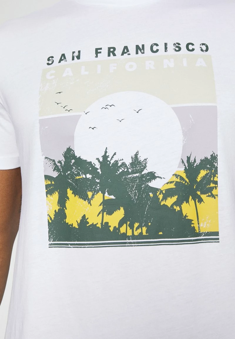 Only & Sons Herren ONSANTHONY LIFE TEE - White/San Francisco - Print T-Shirt 6 Only & Sons Herren ONSANTHONY LIFE TEE - White/San Francisco - Print T-Shirt – Bild 6